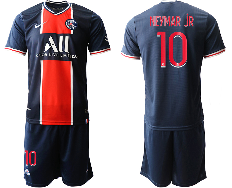 Men 2020-2021 club Paris St German home #10 blue Soccer Jerseys